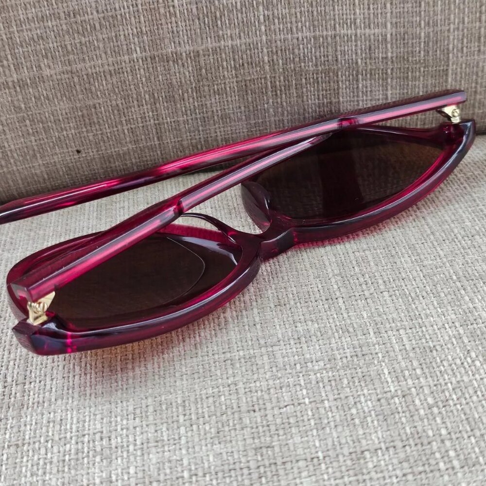 Salvatore Ferragamo Women Sunglasses Burgundy SF815S 56[]17 140 Italy - Picture 7 of 12